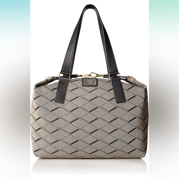 Fossil Handbags - Fossil Preston Jacquard Satchel NWT